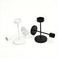 Wholesale wedding candle holder simple candlestick candelabra black metal candle holder for home decor